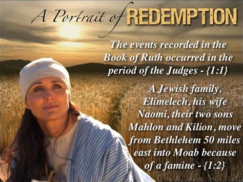 Ruth, A Portrait of Redemption