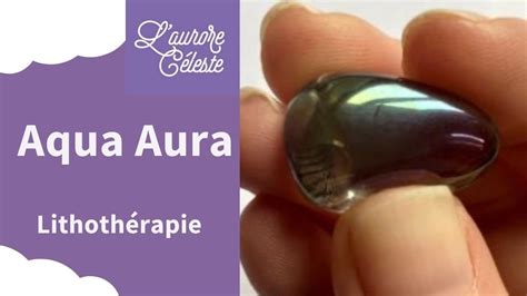 Aqua Aura Pierre Naturelle Bracelet En Lithoth Rapie Par Aurore