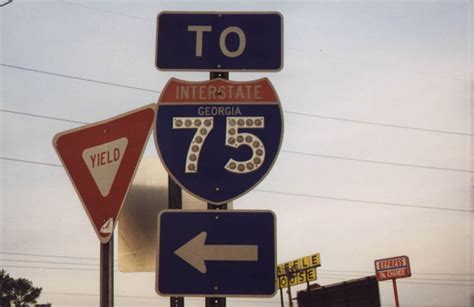 Georgia Interstate Aaroads Shield Gallery