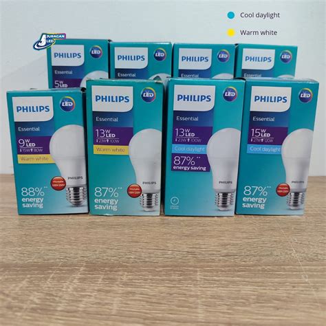 Philips Essential LED Bulb 15W E27 6500K PUTIH Lazada Indonesia