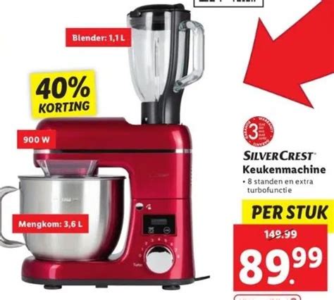 Silvercrest Keukenmachine Aanbieding Bij Lidl