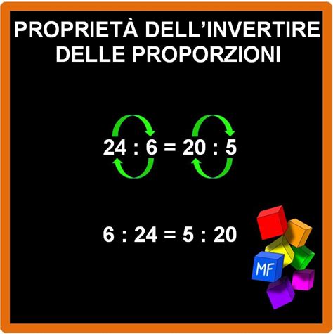 Altre Propriet Delle Proporzioni Matematica Facile