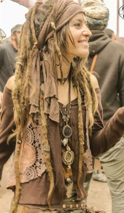 Earthy Dreadlocks Girl Dreads Girl Hippie Dreads