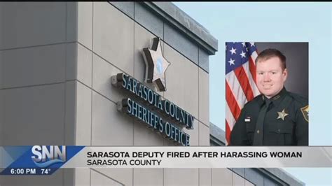 Sarasota Sheriffs Deputy Fired For Harassing Woman After Arrest The