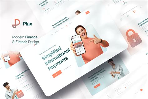 Plax Finance Fintech Figma Template Graphicfort