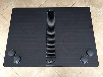 Jenn Air 30” Electric Downdraft Cooktop Drop-In Radiant Glass Ceramic JED8430ADB | eBay