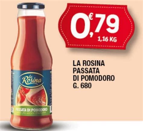 Offerta La Rosina Passata Di Pomodoro G Nel Volantino Di Il Punto