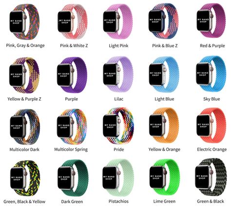 Braided Solo Loop For Apple Watch Band 38mm 40mm 42mm 44mm Etsy