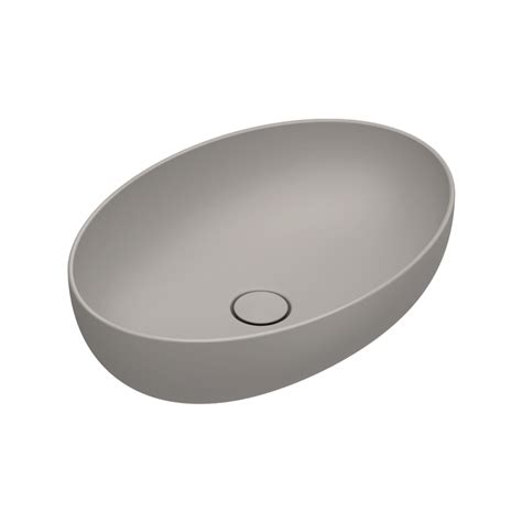 Sfera Satin Tortora Sit On Washbasins Catalano