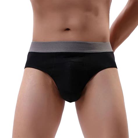 Sous V Tements Sexy En Coton Pour Hommes Culotte Bikini Taille Basse Mati Re Lastique Et Jpeg