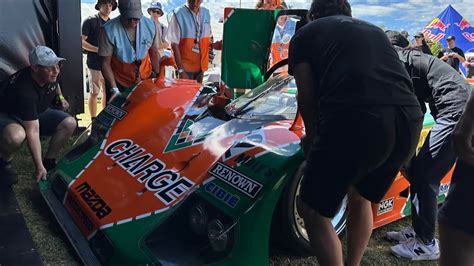 Live Mazda 767B With Senji Hoshino 2024 Repco Adelaide Festival