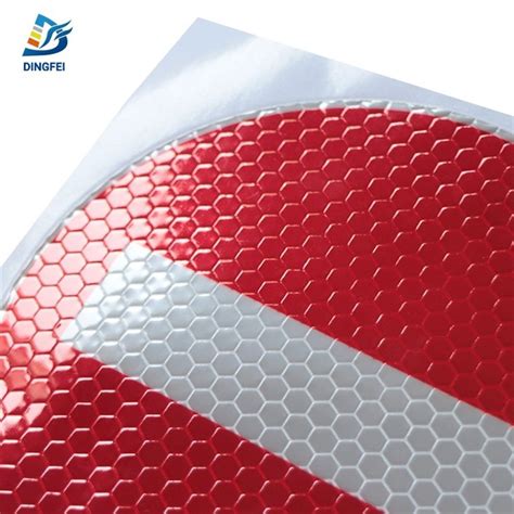 Pelekat Tanda Berhenti Go Honeycomb Reflective China Untuk Pengilang