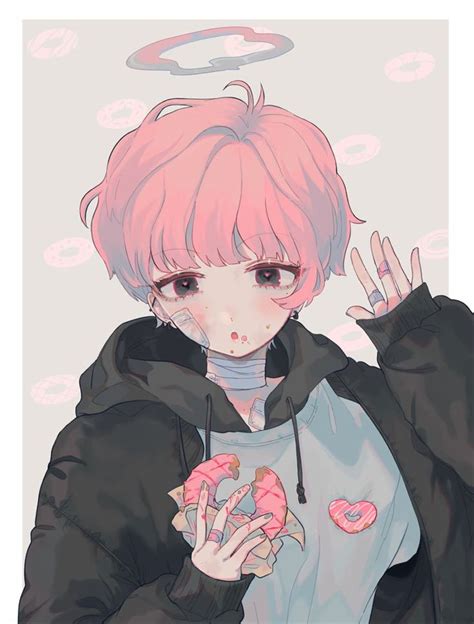 53+ Aesthetic Pink Anime Boy ~ Reruka