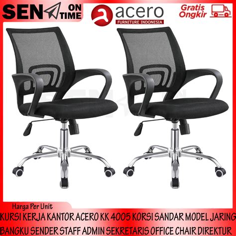 Jual Kargo KURSI KERJA KANTOR ACERO KK 4005 KORSI SANDAR MODEL JARING