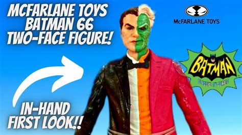 McFarlane Toys Batman 66 Two Face Figure In Hand First Look YouTube