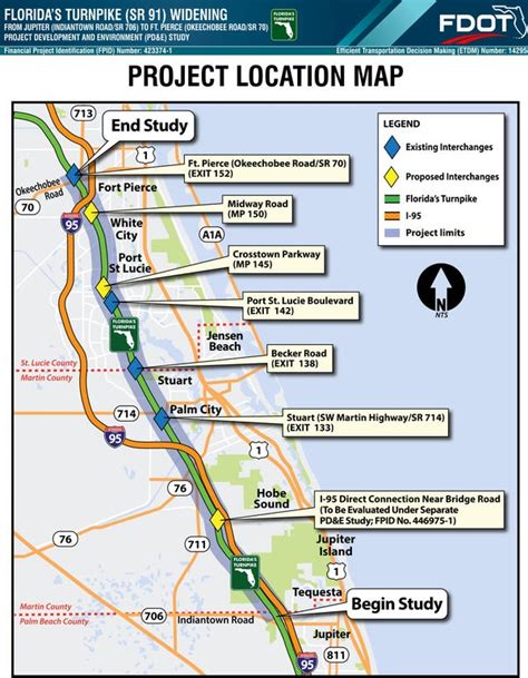 Floridas Turnpike With 1 Billion Lane Widening Plans From Jupiter To Fort Pierce