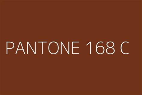 Pantone 168 C Color Hex Code