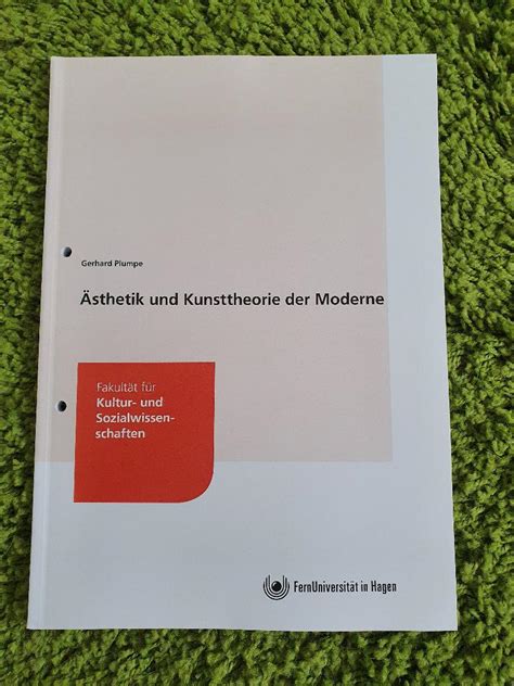 Sthetik Und Kunsttheorie Der Moderne By Gerhard Plumpe Goodreads