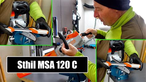 Stihl Akku Kettensäge MSA 120 C Kette Schleifen Kettensäge