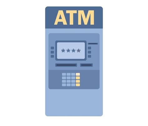 Premium Vector Atm Machine Icon Payment Withdrawing Money Credit