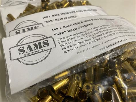 Clean Once Fired 9mm Brass Cases Sandb Clean Once Fired 9mm Brass Cases Sandb