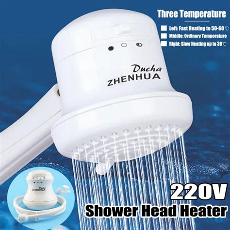 Local Delivery5400W Electric Shower Head Tankless Instant Hot Water Heater 3 Temperature