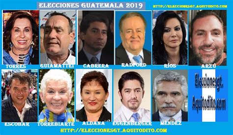 ENCUESTA: Sí Hoy fueran las Elecciones Generales de Guatemala Por quién ...