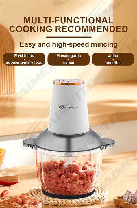 Maimeite 3L Electric Meat Grinder Mincer Food Capacity Food Processor