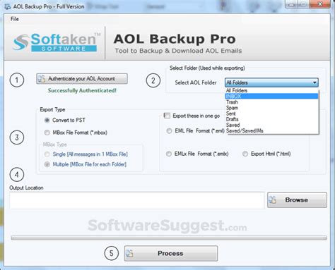 Softaken Aol Backup Pro Pricing Features And Reviews Mar 2024