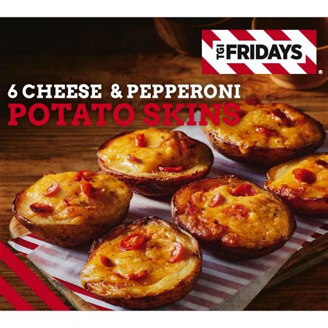 Tgi Fridays 6 Cheese And Pepperoni Potato Skins 270g Tgi Fridays Iceland Foods