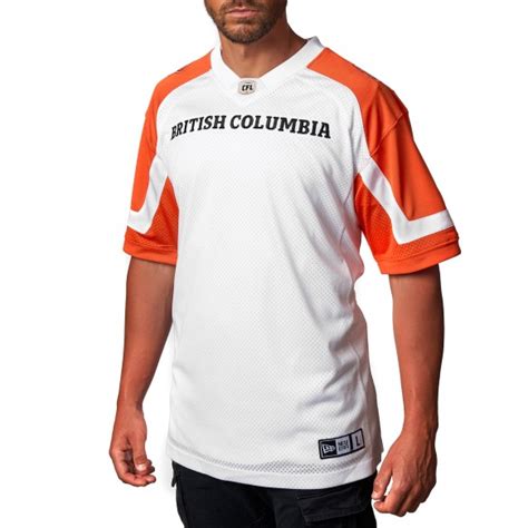 BC Lions New Era CFL Replica Away Jersey - White | SportBuff