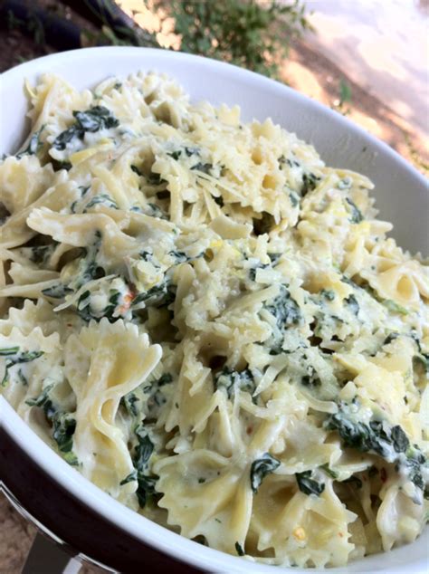 Spinach Artichoke Pasta Quick And Easy Recipes