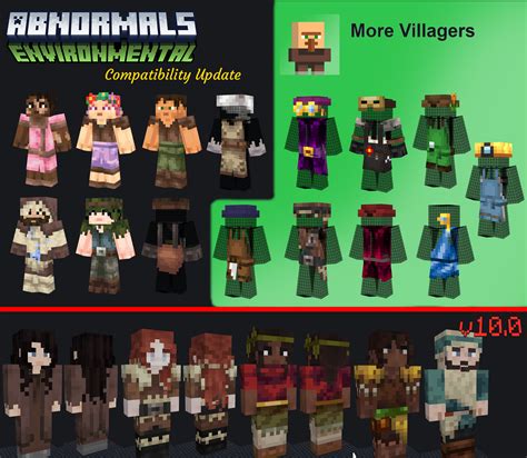 Human Villagers Vanilla Style Screenshots Resource Packs Minecraft