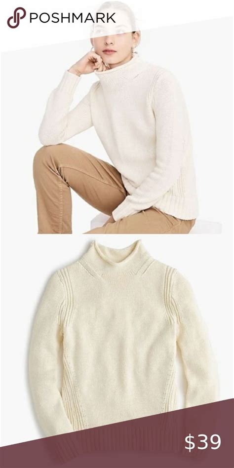 Nwt Jcrew Womens 1988 Rollneck™ Sweater Roll Neck Sweater Jcrew Women Sweaters