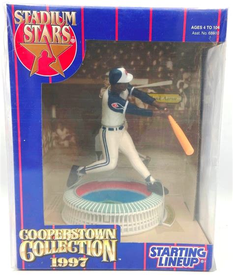 Vintage 1997 Stadium Stars Hank Aaron Cooperstown Collection W