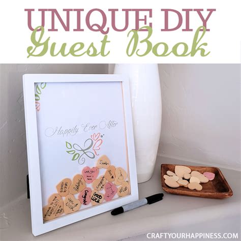 Unique Wedding Ideas Diy Guest Book Tutorial