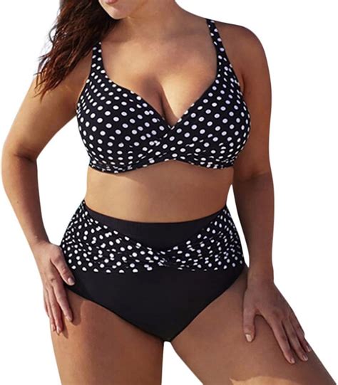 Alueeu Bikini Damen Große Brüste Set 95d Sexy 85g Schwarz Oberteil