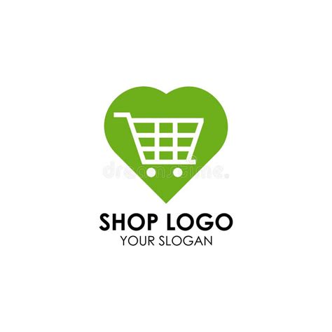 Shop logo template stock image. Image of vector, online - 166724839