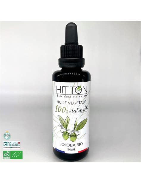 Huile végétale de jojoba Bio 50ml