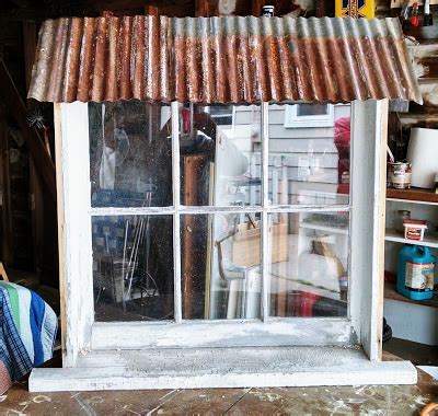 Rustic Window Box | Rustic window, Metal awning, Window box