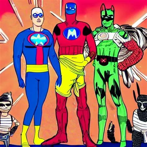 An Epic Portrait Of Bad Bunny As A Marvel Superhero Stable Diffusion