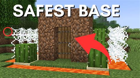 The Safest Base In Minecraft Youtube