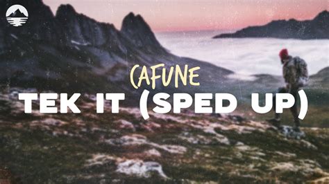 Cafuné Tek It i watch the moon sped up Lyrics YouTube