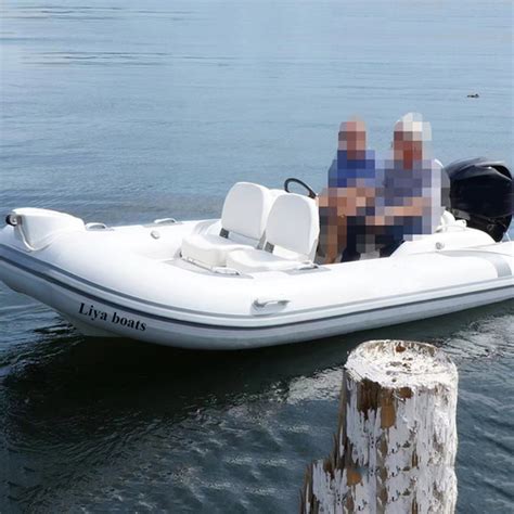 Buy Liya Rib 430 Small Hypalon Fiberglass Hull Rib Boat For Sale At