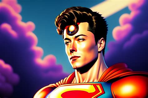 Lexica Vintage 90 S Anime Style Retro Anime Elon Musk As Superman In