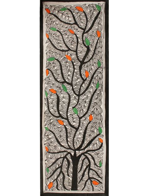 Tree Of Life Madhubani Painting Exotic India Art