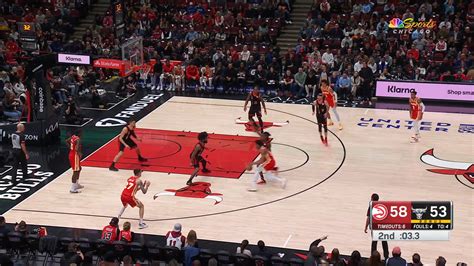 Last Second Field Goal Hawks Bulls NBA Official