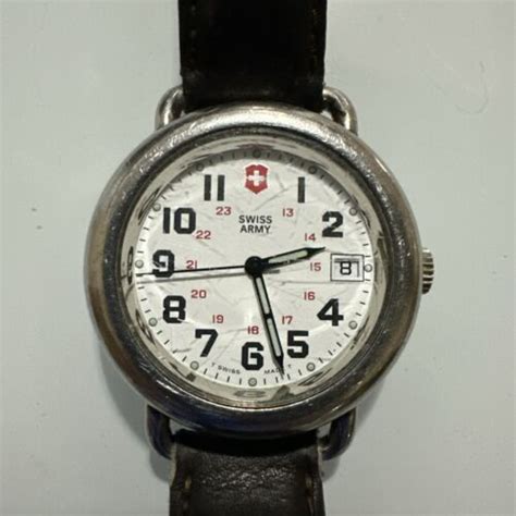 Rare Original Vintage Swiss Army Mens Cavalry Field Watch Original