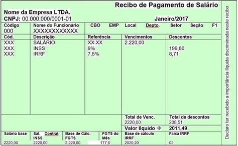 Exemplo De Contracheque Jornal Daqui