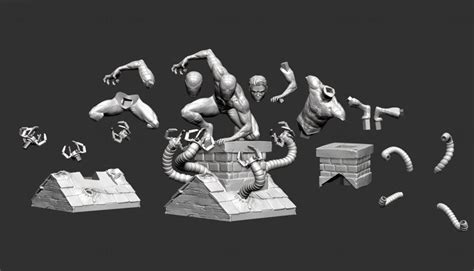 Spiderman Marvel 2020 Statues 3D Model Ready To Print STL